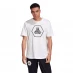 Мужская футболка с коротким рукавом adidas Mens Football Tango Logo T-Shirt White