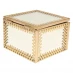 Biba Mini Square Jewellery Trinket Box Gold