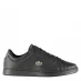 Lacoste Carnaby 118 Junior Trainers Black/Black