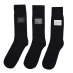 Шкарпетки adidas Cushioned 3 Stripe Crew Sock 3 Pack Mens Black/White
