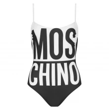 Закрытый купальник MOSCHINO U Logo Swimsuit