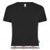 Женская блузка MOSCHINO Band Hem T Shirt Black A0555