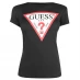 Женская футболка Guess T Shirt Jet Black A996