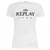 Жіноча футболка Replay 1981 Logo T Shirt White 001