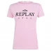 Жіноча футболка Replay 1981 Logo T Shirt Pink 066