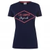 Жіноча футболка Lee Cooper Diamond T Shirt Ladies Navy