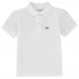 Детская футболка Lacoste Junior Boys Pique Logo Polo Shirt White 001