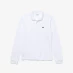 Мужская футболка с длинным рукавом Lacoste Long Sleeve Embroidered Polo Shirt White 001