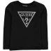 Детский свитер Guess Sleeve Logo T Shirt Black A996 JBLK
