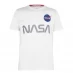 Мужская футболка с коротким рукавом Alpha Industries NASA Reflective Tee White 09