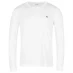 Мужская футболка с длинным рукавом Lacoste Sleeve T Shirt White 001