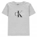 Детская футболка Calvin Klein Junior Monogram T Shirt Light Grey