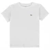 Детская футболка Lacoste Basic Logo T Shirt White 001