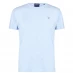 Мужская футболка с коротким рукавом Gant Crew Logo T Shirt Light Blue 497