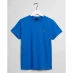 Мужская футболка с коротким рукавом Gant Crew Logo T Shirt Strong Blue 466