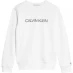 Детский свитер Calvin Klein Junior Boys Institutional Crew Sweatshirt Bright White