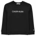 Детский свитер Calvin Klein Junior Boys Institutional Crew Sweatshirt Black Bae