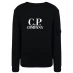 Детский свитер CP COMPANY Boys Lens Logo Sweatshirt Black 999
