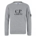 Детский свитер CP COMPANY Boys Lens Logo Sweatshirt Grey M93