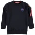 Детский свитер Alpha Industries NASA Badge Crew Neck Sweater Rep Blue