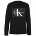 Мужской свитер Calvin Klein Jeans Classic Logo Crew Sweatshirt Black