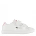 Детские кроссовки Lacoste Carnaby BL1 Infants Trainers White/Pink
