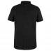 Мужская рубашка Firetrap Short Sleeve Oxford Shirt Mens Black