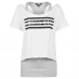Женская футболка Golddigga Double Layer T Shirt Ladies White/Grey M