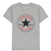 Детская футболка Converse Chuck Short Sleeve T-Shirt Infant Boys Grey Heather