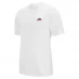 Мужская футболка с коротким рукавом Nike Sportswear Club Men's T-Shirt White/Black/Red