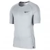 Мужская футболка с коротким рукавом Nike Pro Men's Tight Fit Short-Sleeve Top Grey