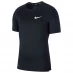 Мужская футболка с коротким рукавом Nike Pro Men's Tight Fit Short-Sleeve Top Black