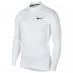 Мужская футболка с длинным рукавом Nike Pro Men's Long-Sleeve Top White