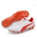 Мужские бутсы Puma King Platinum FG Football Boots White/Red