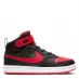 Nike Court Borough Mid 2 Little Kids' Shoe Black/Red