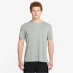 Мужская футболка с коротким рукавом Nike DriFit Miler Running Top Mens Grey Fog