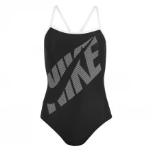Закрытый купальник Nike Logo Racer Back Swimsuit Womens