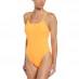 Купальник для девочки Nike Spider Back Swimsuit Womens Bright Citrus