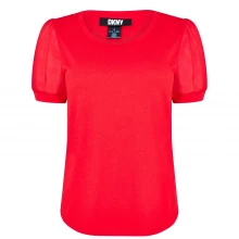 Женское платье DKNY Puff Sleeve T Shirt