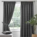 Детская футболка Dreams and Drapes Pembrey Brushed Cotton Curtains with Tie-Backs Charcoal