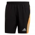 Мужские шорты adidas Own the Run Shorts Mens Black / Orange Rush / Reflecti