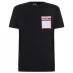 Мужская футболка с коротким рукавом Slazenger Banger Banger V T Shirt Mens Black BValue