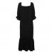 Женское платье Biba Biba Square Neck Dress Black