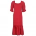 Женское платье Biba Biba Square Neck Dress Red