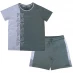 Firetrap Short Sleeve T-Shirt Set Infant Boys CB Green/White