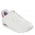 Жіночі кросівки Skechers UNO Stand On Air Trainers Womens White/Pink