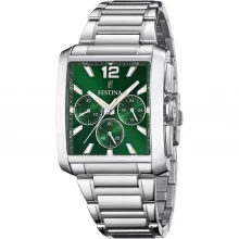 Festina Mens Festina Green Chronograph Watch F20635/3