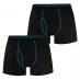 SoulCal 2 Pack Boxers Black/Green