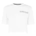 Calvin Klein Performance Cropped Short Sleeve T Shirt 100 BrightWhite