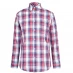 Pierre Cardin Check Long Sleeve Shirt Mens Navy/Red/Wht